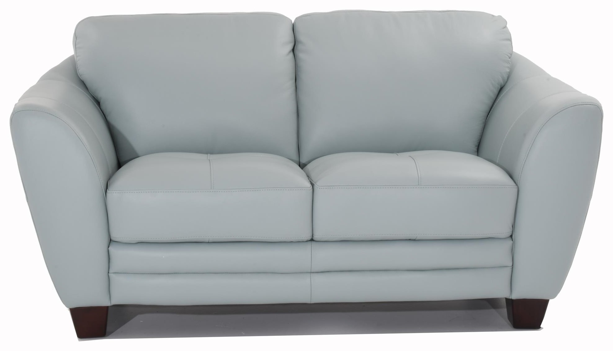 Aqua deals leather loveseat
